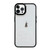 Clear Acrylic Soft TPU Phone Case with Metal Button