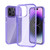 Grid Pattern Transparent TPU Phone Case