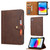 Calf Texture Double Fold Leather Smart Tablet Case