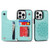 Double Buckle Mandala Leather Wallet Back Cover Phone Case