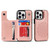 Double Buckle Mandala Leather Wallet Back Cover Phone Case