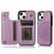 Double Buckle Mandala Leather Wallet Back Cover Phone Case