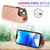 Double Buckle Mandala Leather Wallet Back Cover Phone Case