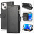 Microfiber Zipper Leather Phone Case