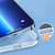 Metal Key Crystal Transparent PC Phone Case