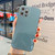 Solid Color Tempered Glass Phone Case