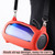 Colorful Light Effect Bluetooth Speaker Silicone Case with Shoulder Strap