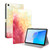 Watercolor Pattern Flip Leather Tablet Case