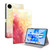 Watercolor Pattern Flip Leather Tablet Case