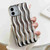 Plating 3D Water Wave Texture Phone Case