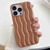 Varnishing 3D Water Wave Texture Phone Case