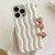 Varnishing 3D Water Wave Texture Phone Case