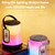 T&G TG376 Outdoor Portable LED Light RGB Multicolor Wireless Bluetooth Speaker Subwoofer