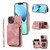 Zipper Card Bag Back Cover Phone Case