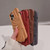 Wood Grain Shell Shape TPU Phone Case