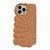 Wood Grain Shell Shape TPU Phone Case