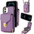 Zipper Hardware Card Wallet Phone Case