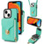 Zipper Hardware Card Wallet Phone Case