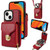 Zipper Hardware Card Wallet Phone Case