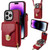 Zipper Hardware Card Wallet Phone Case