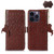 Ostrich Pattern Genuine Leather RFID Phone Case