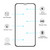 Hat-Prince 2 in 1 Full Glue 0.26mm 9H 2.5D Tempered Glass Full Coverage Protector + 0.2mm 9H 2.15D Round Edge Rear Camera Lens Tempered Glass Film
