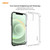 Hat-Prince ENKAY 2 in 1 Clear TPU Soft Case Shockproof Cover + 0.26mm 9H 2.5D Tempered Glass Protector Film