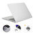 ENKAY Hat-Prince 3 in 1 Matte Laptop Protective Case + TPU Keyboard Film + Anti-dust Plugs Set for MacBook Pro 14.2 inch A2442 2021