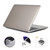 ENKAY Hat-Prince 3 in 1 Crystal Laptop Protective Case + TPU Keyboard Film + Anti-dust Plugs Set for MacBook Pro 16.2 inch A2485 2021