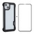 ENKAY Frameless Hollow PC Case + Glass Film for iPhone 13