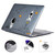 For MacBook Air 13.6 2022/2024 A2681 (M2) / A3113 (M3) ENKAY Hat-Prince 3 in 1 Spaceman Pattern Laotop Protective Crystal Case with TPU Keyboard Film / Anti-dust Plugs
