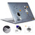 For MacBook Pro 16.2 A2485 ENKAY Hat-Prince 3 in 1 Spaceman Pattern Laotop Protective Crystal Case with TPU Keyboard Film / Anti-dust Plugs