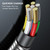 ENKAY ENK-CB128 PD 27W Type-C to 8 Pin Carbon Steel Hose Spring Fast Charging Data Cable