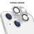 For iPhone 14 / 14 Plus ENKAY Hat-Prince Blink Diamond Camera Lens Aluminium Alloy Tempered Glass Film