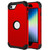 For iPhone SE 2020 Silicone + PC Three-piece Anti-drop Mobile Phone Protection Bback Cover