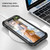 PC+ Silicone Three-piece Anti-drop Mobile Phone Protective Back Cover