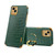Electroplated TPU Crocodile Pattern Leather Case with Ring Holder