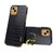 Electroplated TPU Crocodile Pattern Leather Case with Ring Holder
