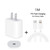 2 in 1 PD 18W Single 8 Pin Interface Travel Charger + 3A PD3.0 USB-C / Type-C to 8 Pin Fast Charge Data Cable Set, Cable Length: 1m