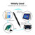 AT-12 3 in 1 Touch Screen Capacitive Pen with Common Writing Pen & Mobile Phone Writing Pen Function is Suitable for Apple / Huawei / Samsung