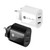 40W Dual Port PD / Type-C Fast Charger for iPhone / iPad Series, UK Plug