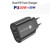 002 40W Dual Port PD / Type-C Fast Charger with USB-C to 8 Pin Data Cable, EU Plug