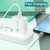 APD-2003 18W QC3.0 Single Port USB Charger with 1m USB to 8 Pin Data Cable