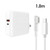 A6 PD 65W USB-C / Type-C + QC3.0 USB Laptop Adapter + 1.8m USB-C / Type-C to MagSafe 1 / L Data Cable Set for MacBook Series,