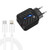 PD03 20W PD3.0 + QC3.0 USB Charger with Type-C to 8 Pin Data Cable, EU Plug