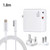 PD-65W USB-C / Type-C + QC3. 0 USB Laptop Charging Adapter + 1.8m USB-C / Type-C to MagSafe 1 / L Head Data Cable, UK Plug / US Plug