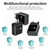 45W PD25W + 2 x QC3.0 USB Multi Port Charger with USB to 8 Pin Cable, US Plug