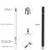 AT-30 2-in-1  Silicone Sucker + Conductive Cloth Head Handwriting Touch Screen Pen Mobile Phone Passive Capacitive Pen