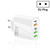 65W Dual PD Type-C + 3 x USB Multi Port Charger for Phone and Tablet PC, EU Plug
