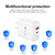 PD04 Type-C + USB Mobile Phone Charger with USB to 8 Pin Cable, US Plug